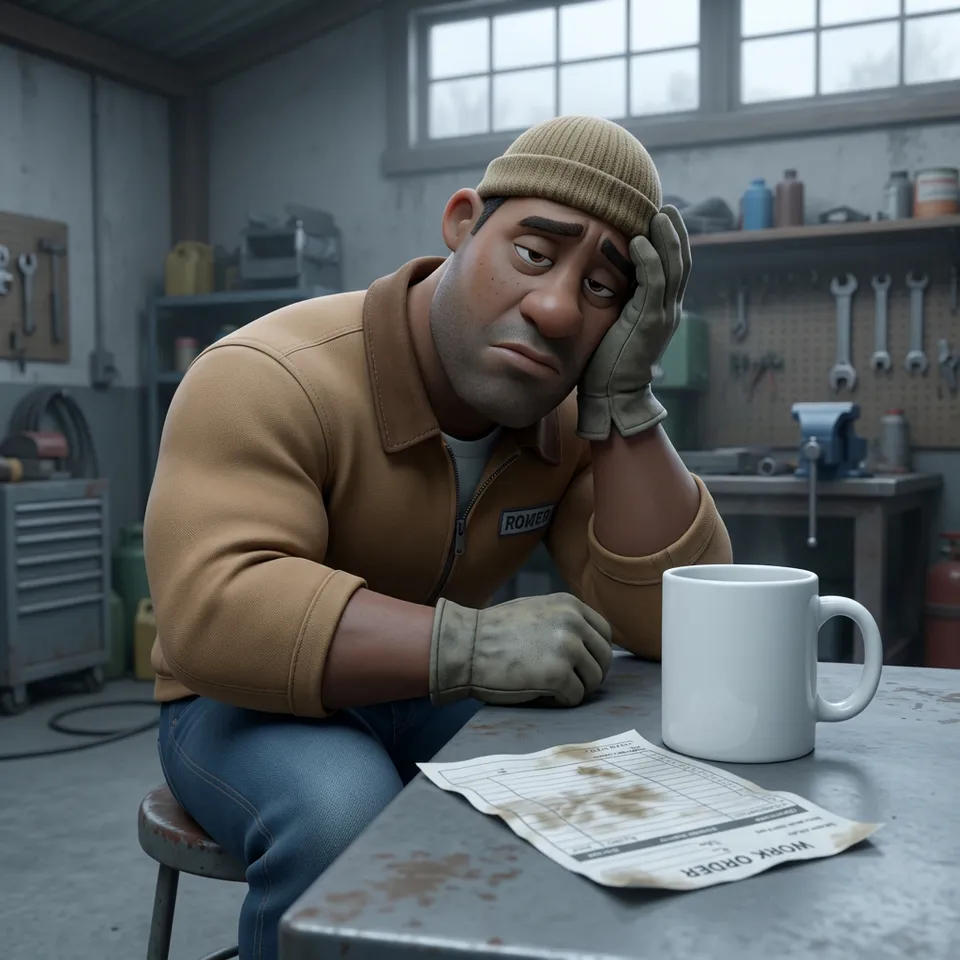 The heavy, groggy morning