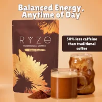 Balanced energy, anytime of day — 50% less caffeine than traditional coffee