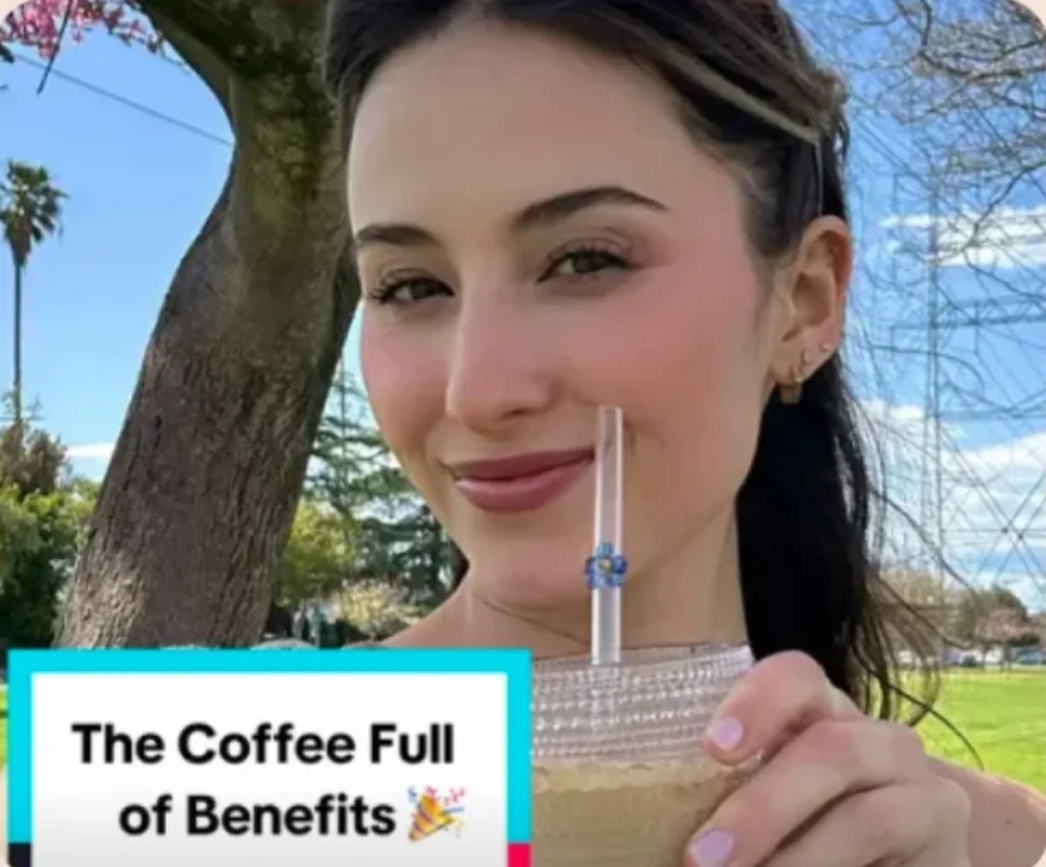 Creator video: “The Coffee Full of Benefits”, sipping RYZE outdoors