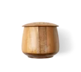 Acacia wood RYZE storage jar
